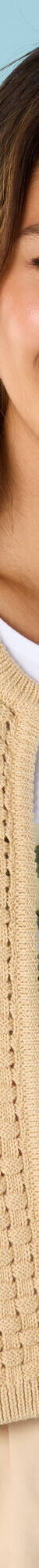 Gilet paletot maille fantaisie,  Spécial Petites (sable) Gilet paletot maille fantaisie,  Spécial Petites (sable)
